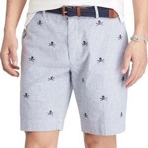 Ralph Lauren Polo Men's Striped Skull Print Shorts